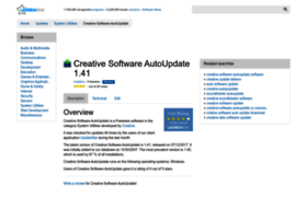 Creative-software-autoupdate.updatestar.com thumbnail