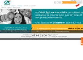 Credit-agricole-aquitaine.fr thumbnail