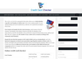 Creditcardchecker.net thumbnail