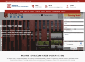 Crescentschoolofarchitecture.com thumbnail