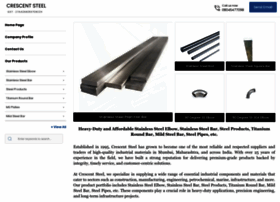 Crescentsteel.in thumbnail