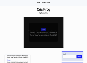 Cricfrog.info thumbnail