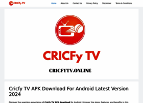 Cricfytv.online thumbnail
