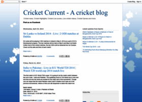 Cricketcurrent.blogspot.com thumbnail