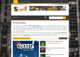 Cricketgames.us thumbnail