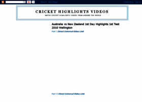 Cricketsbestvideos.blogspot.com thumbnail
