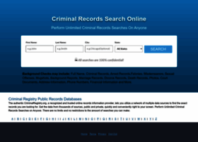 Criminalregistry.org thumbnail
