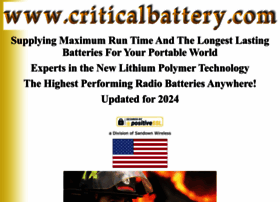 Criticalbattery.com thumbnail