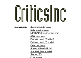 Criticsinc.com thumbnail