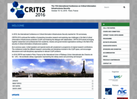Critis2016.org thumbnail