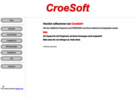Croesoft.com thumbnail
