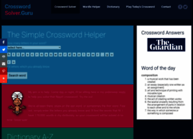 Crosswordsolver.guru thumbnail