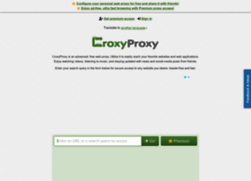 Croxyproxy.net thumbnail