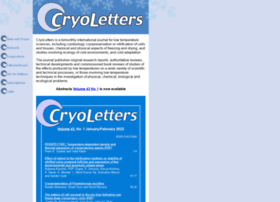 Cryoletters.org thumbnail