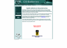 Csbatteries.com thumbnail