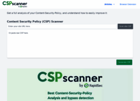 Cspscanner.com thumbnail