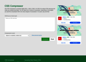 Csscompressor.com thumbnail