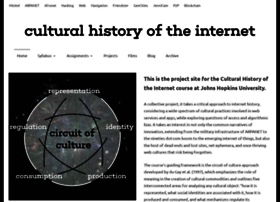 Culturalhistoryoftheinternet.com thumbnail