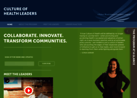 Cultureofhealth-leaders.org thumbnail
