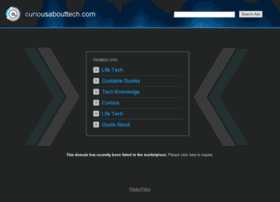 Curiousabouttech.com thumbnail