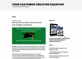 Customercreationequation.com thumbnail