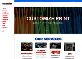 Customizeprint.co.uk thumbnail