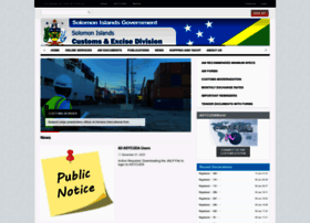 Customs.gov.sb thumbnail