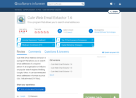 Cute-web-email-extactor.software.informer.com thumbnail