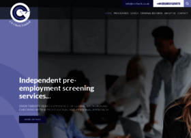 Cvcheck Co Uk At Wi Pre Employment Screening Services Crb Checks Career Verification Cv
