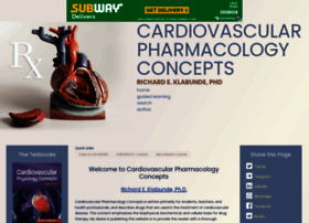 Cvpharmacology.com thumbnail