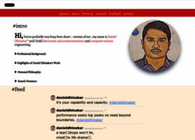 Danieldhinakar.com thumbnail