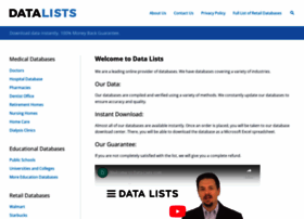 Data-lists.com thumbnail