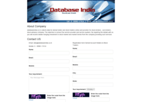 Databaseindia.co.in thumbnail