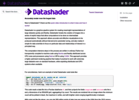 Datashader.org thumbnail