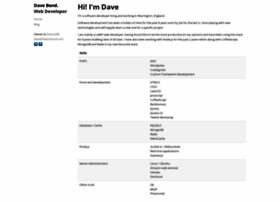 Dave-bond.com thumbnail
