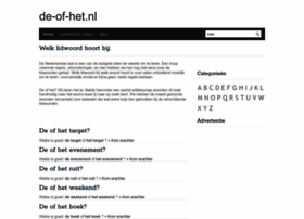 De-of-het.nl thumbnail De-of-het.nl thumbnail