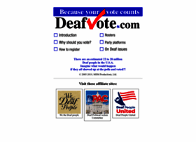 Deafvote.com thumbnail