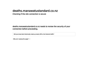 Deaths.manawatustandard.co.nz thumbnail