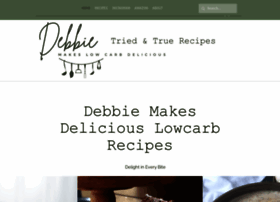 Debbiemakeslowcarbdelicious.com thumbnail