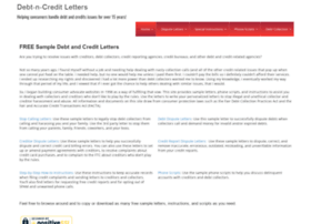 Debt-n-credit-letters.com thumbnail