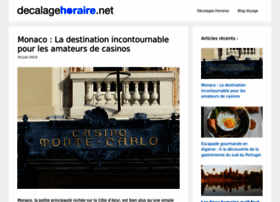 Decalage-horaire.net thumbnail