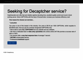 Decaptcher.org thumbnail
