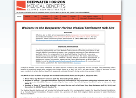 Deepwaterhorizonmedicalsettlement.com thumbnail