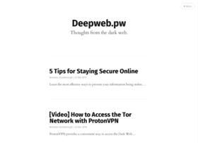 Deepweb.pw thumbnail