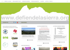 Defiendelasierra.org thumbnail
