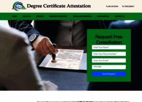 Degreecertificateattestation.in thumbnail