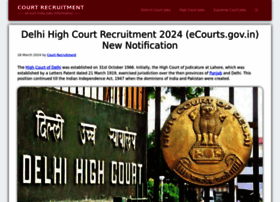 Delhihigh.courtrecruitment.com thumbnail