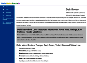 Delhimetroroute.in thumbnail