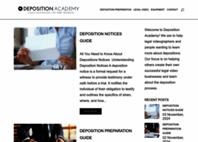 Depositionacademy.com thumbnail