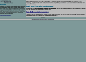 Depressionscreen.org thumbnail